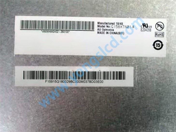 G156XTN01.0 LCD Panel Screen Display